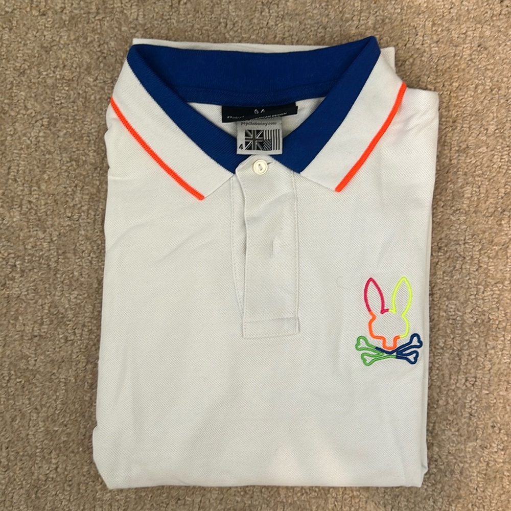 Psycho Bunny collard shirt Sz. 4
